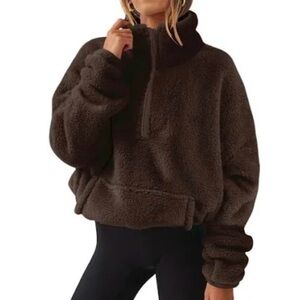 Gap Cozy Women's Teddy Jacket in brown